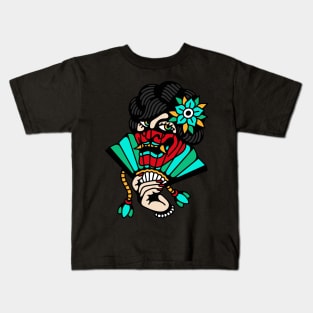 Woman hannya Kids T-Shirt